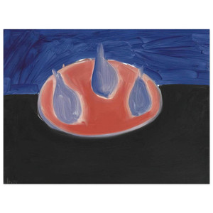 Nicolas de Stael  Poires sur une assiette rose  1954 Aluminum Print