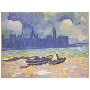 Andre Derain  THE PALACE OF WESTMINSTER 1907 0 Aluminum Print