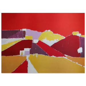 Nicolas de Stael  Agrigente  1953 Fine Art Poster / Art Print