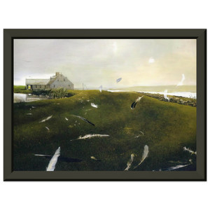 Andrew Wyeth  AIRBORNE Premium Metal Framed Art Print / Poster