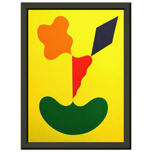 Jeremy Moon  Cypher  1963 Premium Metal Framed Art Print / Poster