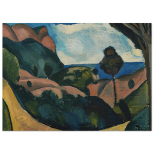 Andre Derain  LANDSCAPE NEAR CASSIS 1907 Fine Art Poster / Art Print