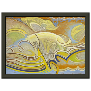 Lawren Harris  Abstraction 30  1955 Premium Metal Framed Art Print / Poster