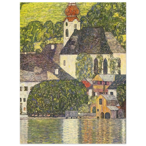Gustav Klimt  CHRUCH IN UNTERACH ON THE ATTERSEE Aluminum Print