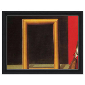 Rene Magritte  THE DELIGHTS OF LANDSCAPE 1928 Framed Canvas