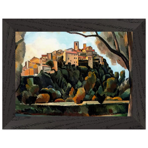 Andre Derain VISTA DE SAINT PAUL DE VENCE 1910 Wood Framed Art Print