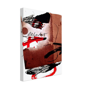 Antoni Tapies  LLIBERTAT 1988 Canvas