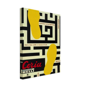 Bruno Munari  Pirelli Suola Coria  1953 Canvas