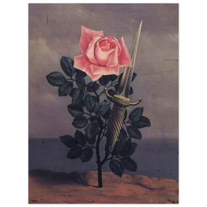 Rene Magritte  THE BLOW TO THE HEART 1952 Wood Print