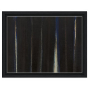 Yun Hyongkeun  Burnt Umber and Ultramarine  1973 Framed Canvas