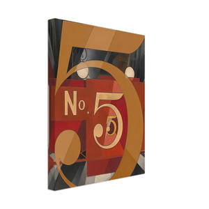 Charles Demuth  I Saw the Figure 5 in Gold William Carlos Williams  1928 Canvas