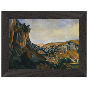 Andre Derain VALLEY OF LOT AT VERS 1912 Premium Wooden Framed Art Print / Poster