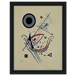 Wassily Kandinsky  BLUE 1922 Framed Canvas