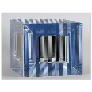 Jesus Rafael Soto  CUBE WITH AMBIGOUS SPACE 1981 Aluminum Print