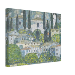 Gustav Klimt  CHRURCH IN CASSONE 1913 Canvas