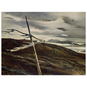 Andrew Wyeth  DODGES RIDGE 1947 Wood Print
