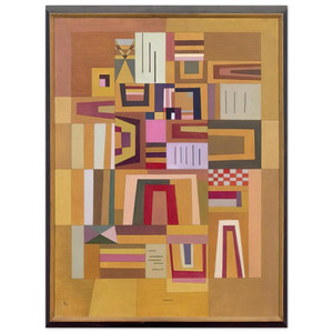 Wassily Kandinsky  COMPENSATION ROSE 1933 Aluminum Print