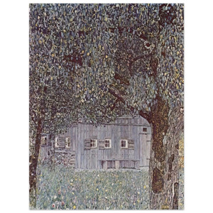 Gustav Klimt  FARMHOUSE IN UPPER AUSTRIA 1912 Aluminum Print