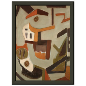 Will Barnet  Joyous  2006 United States Premium Metal Framed Art Print / Poster