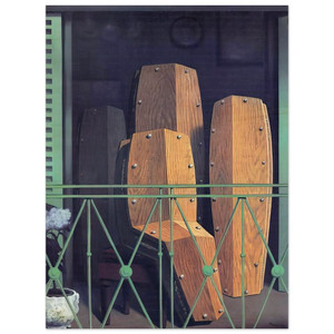 Rene Magritte  MANET S BALCONY 1950 Wood Print