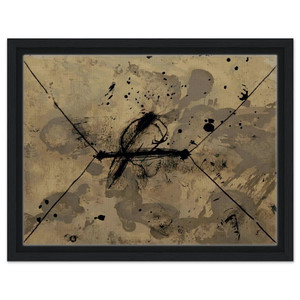 Antoni Tapies  L ENVELOPPE 1968 Framed Canvas