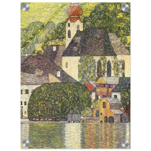 Gustav Klimt  CHRUCH IN UNTERACH ON THE ATTERSEE Acrylic Print