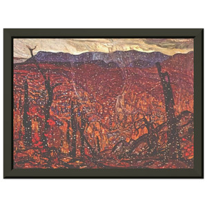 AY Jackson First Snow Algoma Country 1920 Premium Metal Framed Art Print Poster