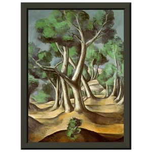 Andre Derain  THE GROVE 1912 Premium Metal Framed Art Print / Poster