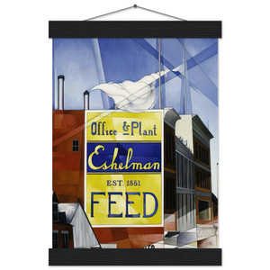 Demuth Buildings Lancaster 1930 Museum-Quality Matte Paper Poster with Hanger