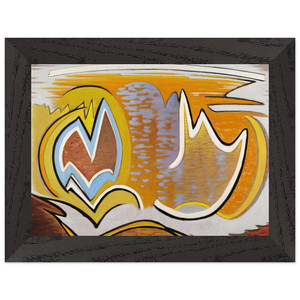 Lawren Harris  Abstract  Abstract Art Premium Wooden Framed Art Print / Poster