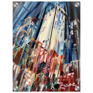 Konrad Zuse  Wolkenkratzer  1995 Germany Acrylic Print