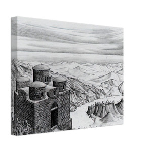 MC Escher  CATTOLICA OF STILO CALABRIA 1930 Canvas