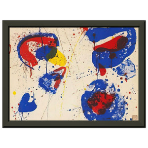 Sam Francis Hurrah for the Red White and Blue Print