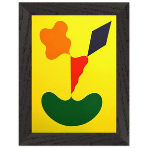 Jeremy Moon  Cypher  1963 Premium Wooden Framed Art Print / Poster