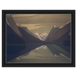 Lawren Harris  Maligne Lake Jasper Park  1924 Framed Canvas