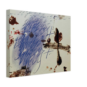 Antoni Tapies  BAN DE LOO COLOGNE 1972 Canvas