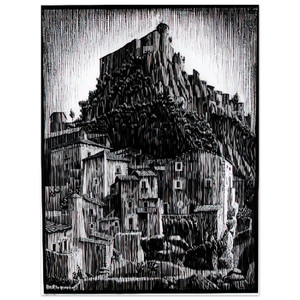 MC Escher  CERRO AL VOLTURNO ABRUZZI JANUARY 1930 1930 Aluminum Print