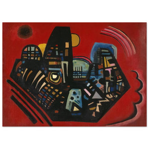 Wassily Kandinsky  BLACK RED 1928 Fine Art Poster / Art Print
