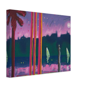 Carlos Almaraz  Suave Como La Noche  1982 Canvas