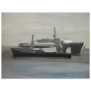 Nicolas de Stael  Marine  Lyrical Abstraction Wood Print