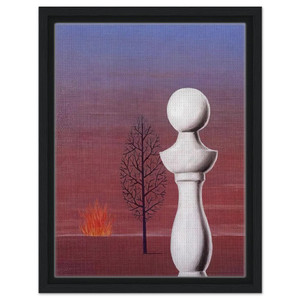 Rene Magritte  FASHIONABLE PEOPLE 1950 Framed Canvas