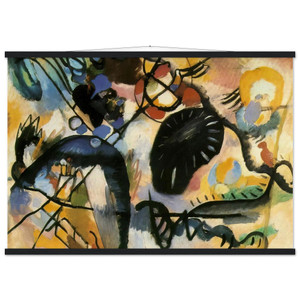 Wassily Kandinsky  BLACK SPOT 1912 Museum-Quality Matte Paper Poster with Hanger