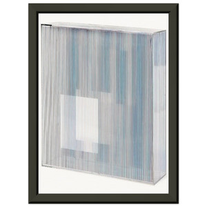 Jesus Rafael Soto  LA BOITE 1967 Premium Metal Framed Art Print / Poster