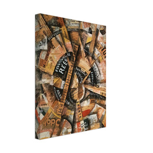 Carlo Carra Freeword Interventionist Painting 1914