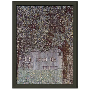 Gustav Klimt FARMHOUSE IN UPPER AUSTRIA 1912 Metal Framed Art Print