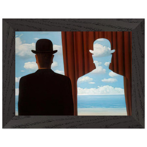 Rene Magritte  DECALCOMANIA 1966 Premium Wooden Framed Art Print / Poster
