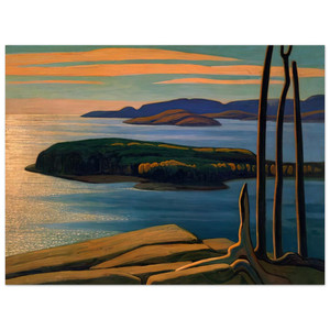 Lawren Harris  Afternoon Sun Lake Superior  1924 Aluminum Print