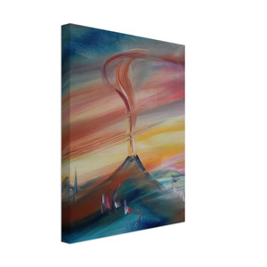 Konrad Zuse  After Eruption of the Hessian Skittles Canvas