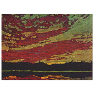 Tom Thomson  SUNSET 1915 Fine Art Poster / Art Print