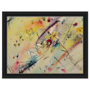 Wassily Kandinsky  BRIGHT PICTURE 1913 Framed Canvas